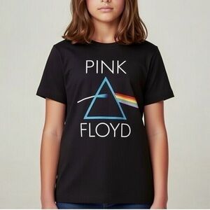 Pink Floyd Girls Graphic Tee Shirt - Size Large